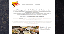 Desktop Screenshot of lomi-frischeparadies.net